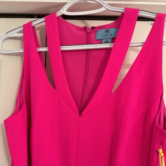 CeCe Pants & Jumpsuits Pink Jumpsuit By Cece Size 6 Nwt Poshmark